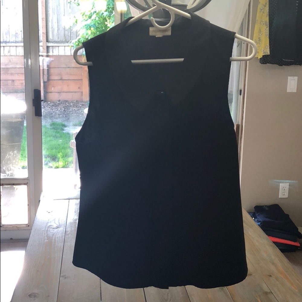 Black Dress Tank Blouse